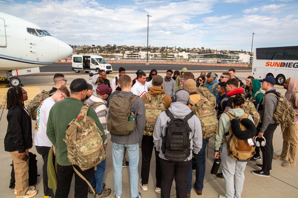 Soldiers Arrive in San Diego to Assist with the LA Wildfire Cleanup