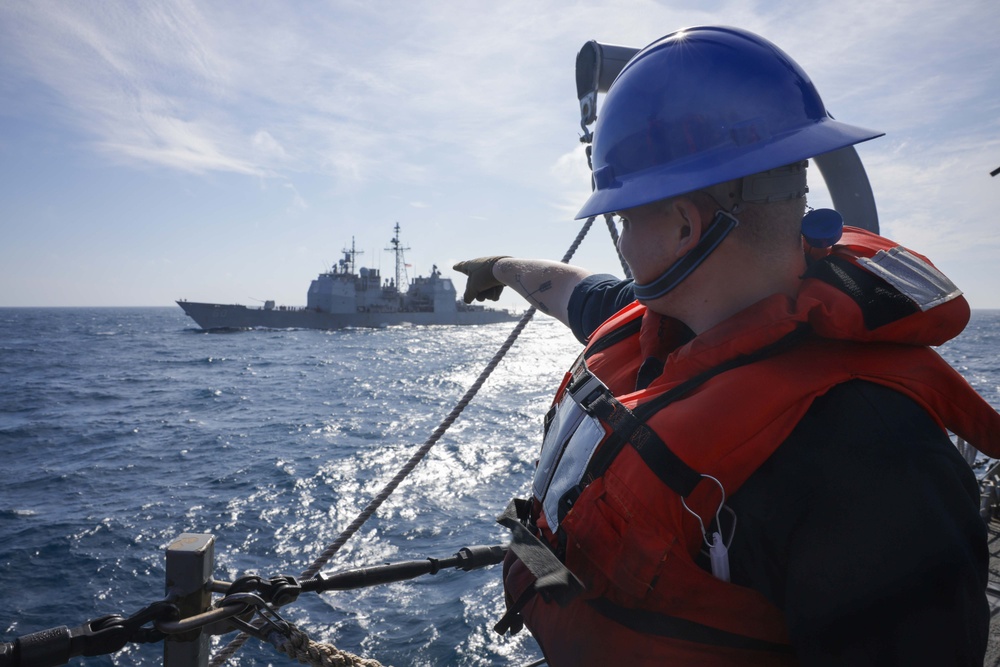 USS Truxtun Conducts RAS