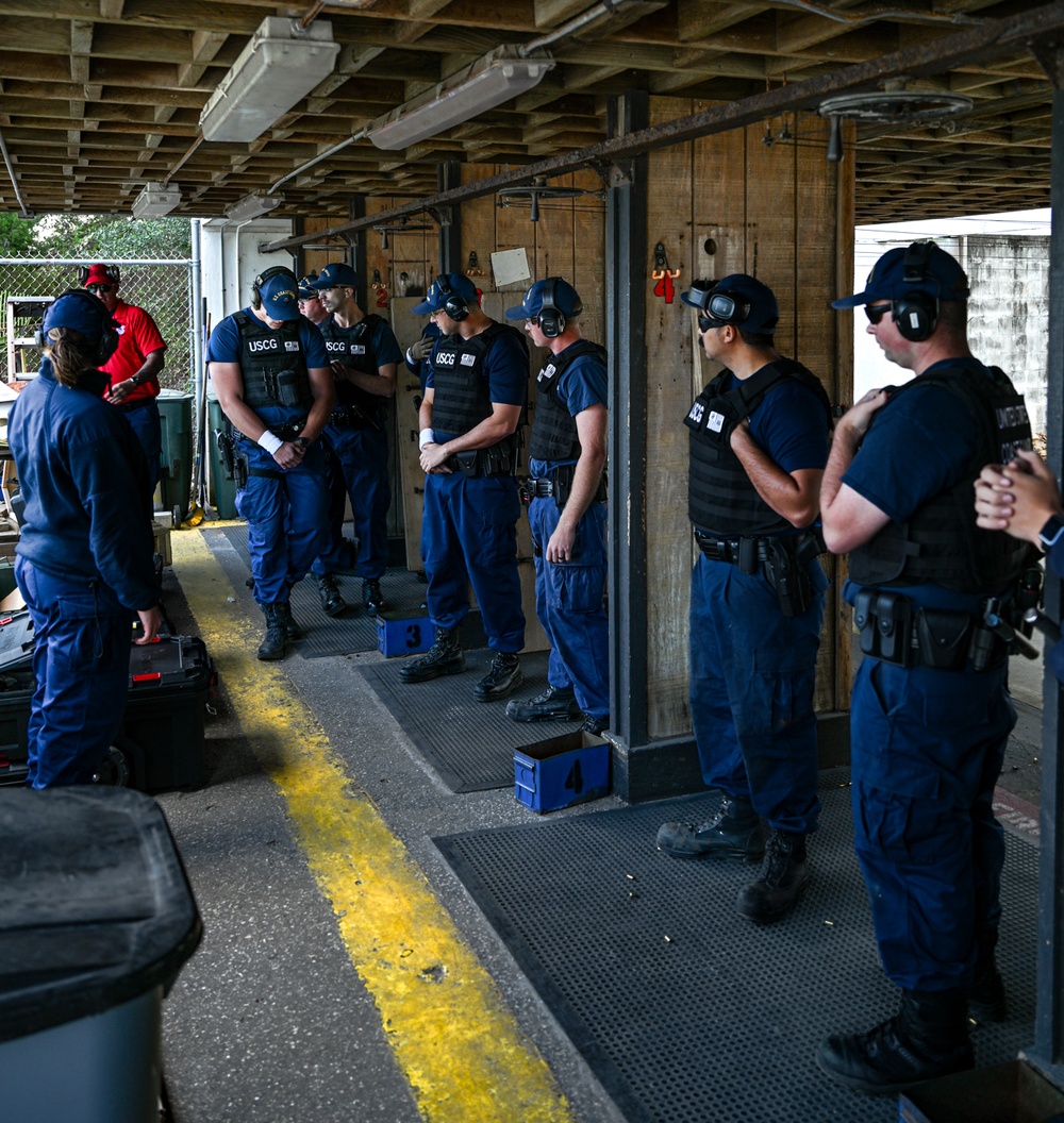 Coast Guard Enforcement Division range day