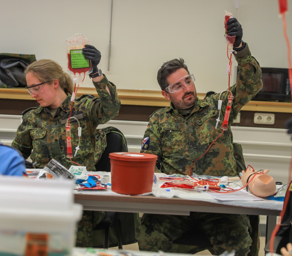 U.S. Army CATC conducts training with German Bundeswehr Medical Academy soldiers