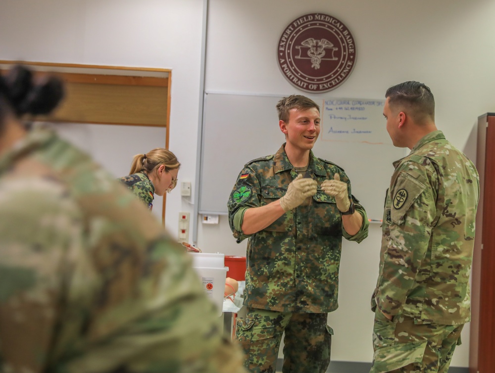 U.S. Army CATC conducts training with German Bundeswehr Medical Academy soldiers