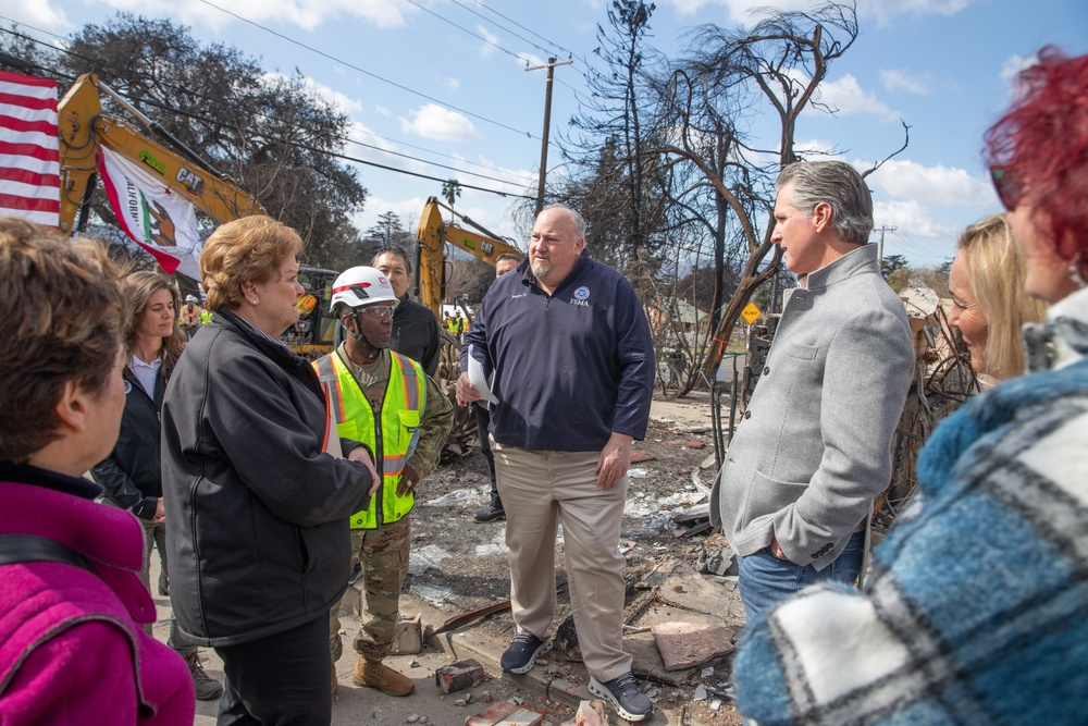 California Governor Newsom joins federal and state leaders to launch new phase of property debris removal