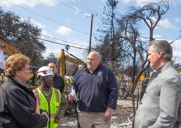 California Governor Newsom joins federal and state leaders to launch new phase of property debris removal