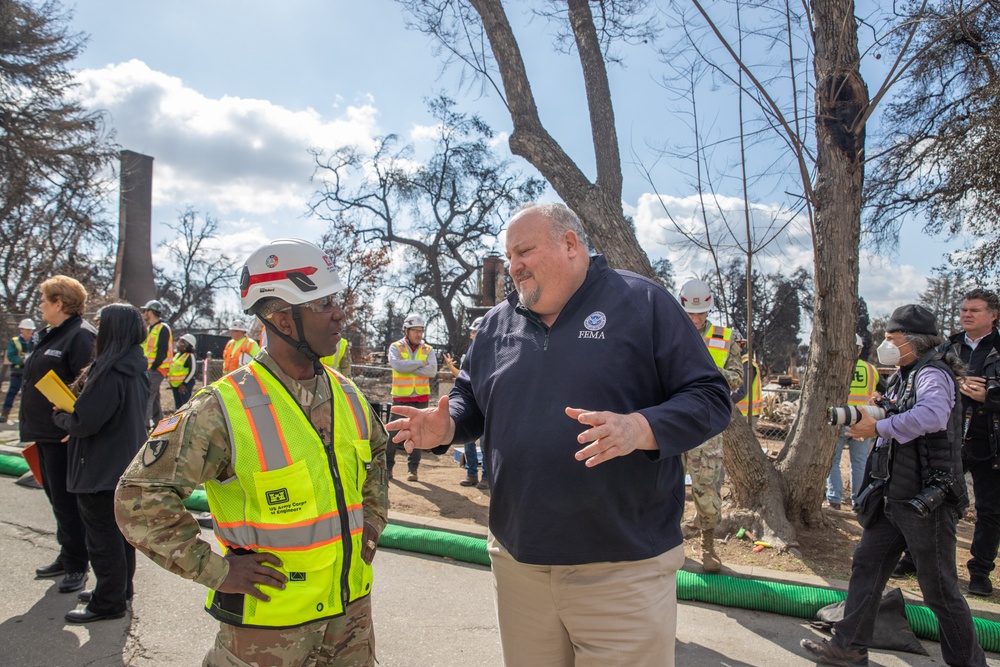 California Governor Newsom joins federal and state leaders to launch new phase of property debris removal