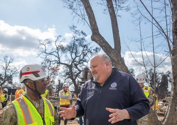 California Governor Newsom joins federal and state leaders to launch new phase of property debris removal