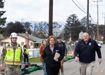 California Governor Newsom joins federal and state leaders to launch new phase of property debris removal
