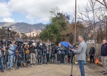 California Governor Newsom joins federal and state leaders to launch new phase of property debris removal