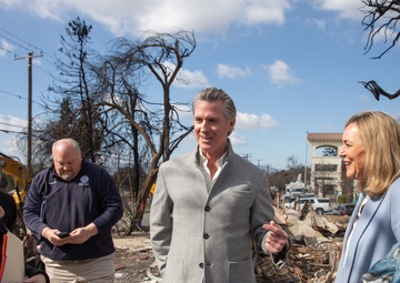 California Governor Newsom joins federal and state leaders to launch new phase of property debris removal