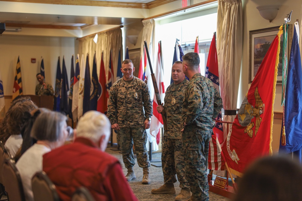 Master Gunnery Sergeant Kendrick Retires from the Marine Corps