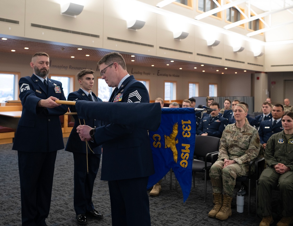 Redesignation Ceremony for the 133rd Communication Flight