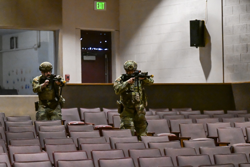 Hill’s EOD, Fire, and Security Forces train together in hostage scenario