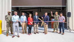 NSWC Panama City Division cuts ribbon for new air cushion vehicle depot facility