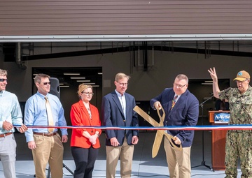 NSWC Panama City Division cuts ribbon for new air cushion vehicle depot facility