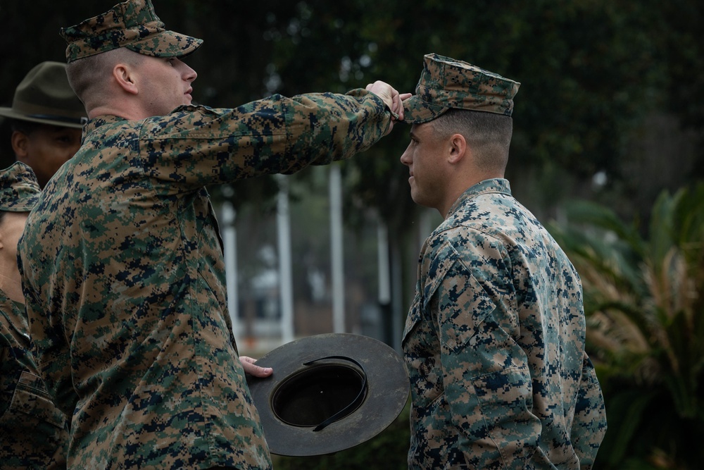 Staff Sgt. Rosado Hat Plaque Ceremony