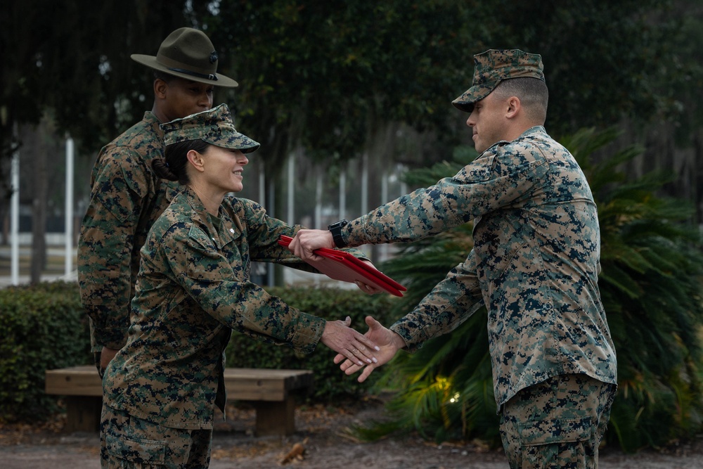 Staff Sgt. Rosado Hat Plaque Ceremony