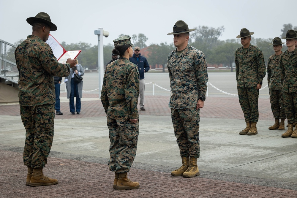 Staff Sgt. Rosado Hat Plaque Ceremony