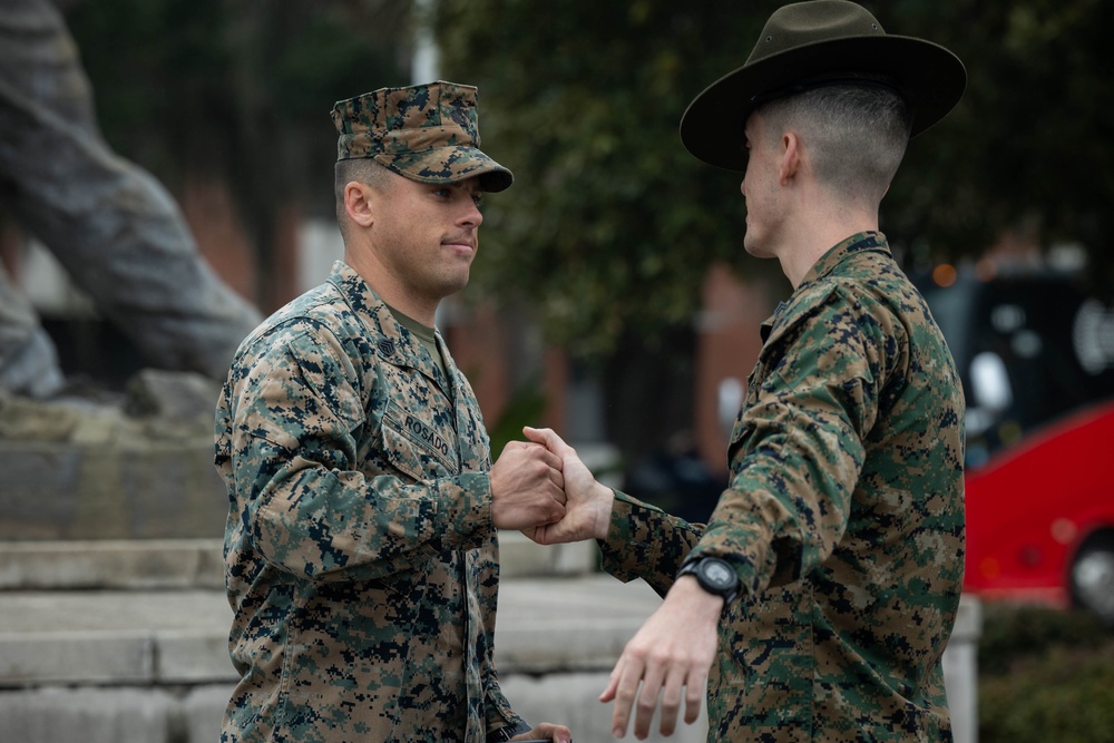 Staff Sgt. Rosado Hat Plaque Ceremony