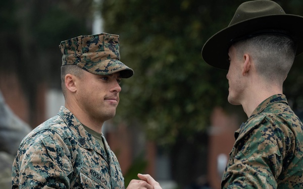 Staff Sgt. Rosado Hat Plaque Ceremony