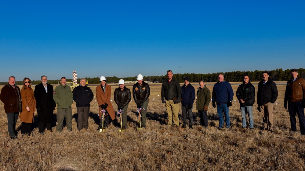 NAWCAD Lakehurst hosts groundbreaking ceremony for new test site capability