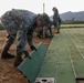 U.S. Marines and U.S. Air Force National Guard setup a FARP during a joint field exercise
