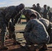 U.S. Marines and U.S. Air Force National Guard setup a FARP during a joint field exercise