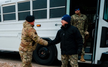 90 MW Showcases Convoy Response Force Expertise to USSTRATCOM Senior Leaders