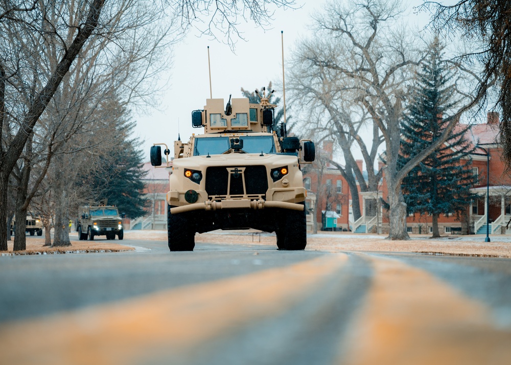 90 MW Showcases Convoy Response Force Expertise to USSTRATCOM Senior Leaders