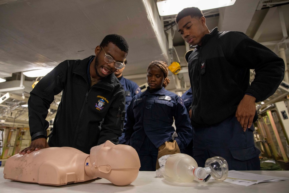 Makin Island CPR Training