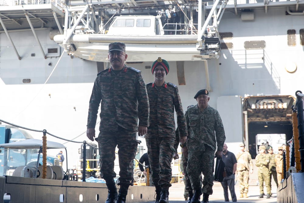 U.S. Army War College Tours USS Tripoli