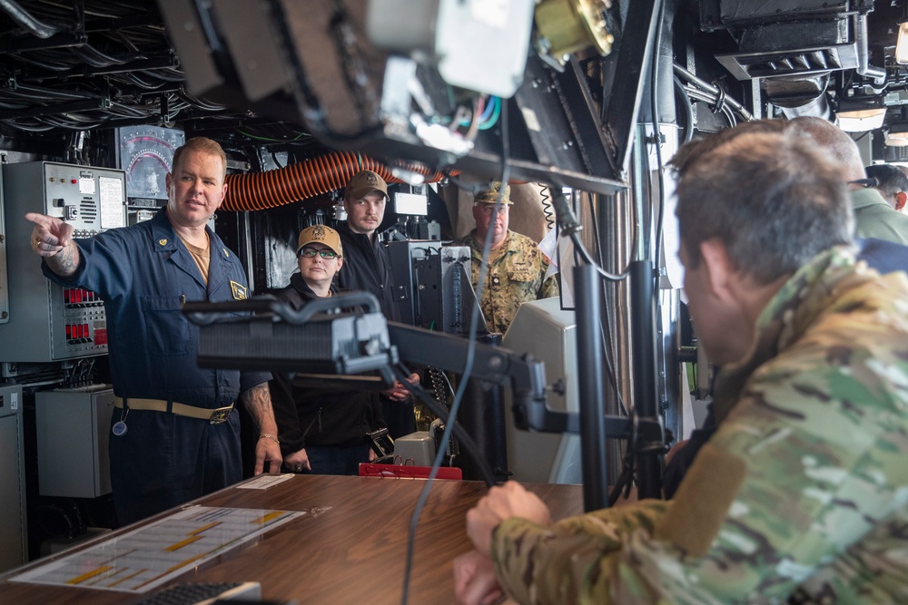 U.S. Army War College Tours USS Tripoli