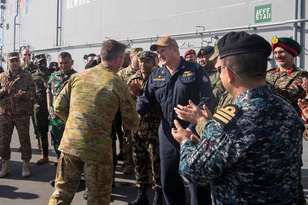 U.S. Army War College Tours USS Tripoli