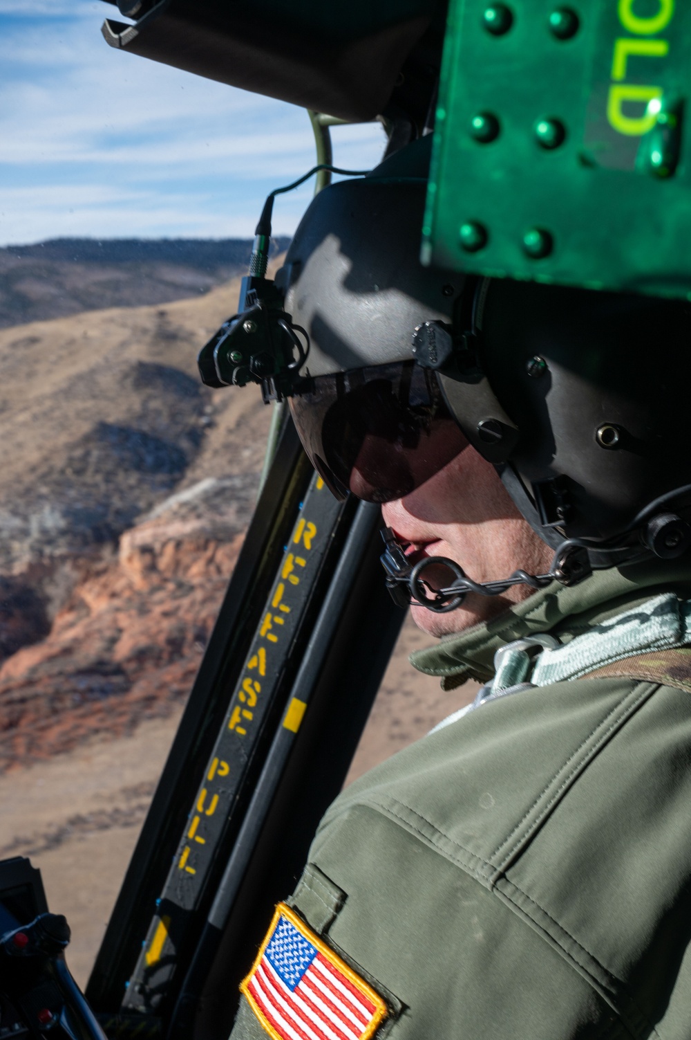 37th Helicopter Squadron practices over Wyoming