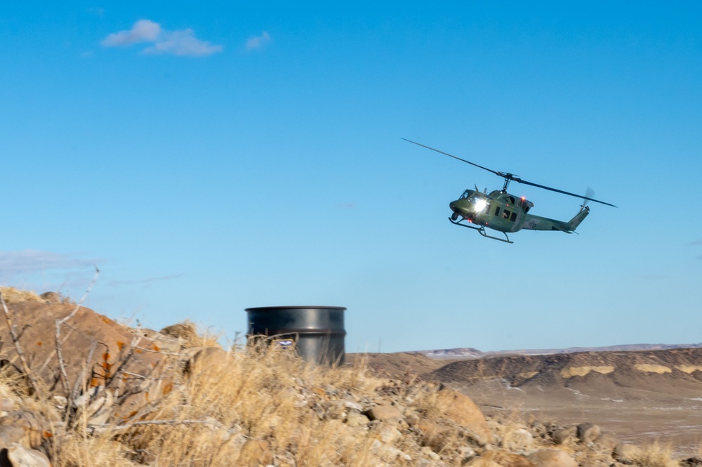 37th Helicopter Squadron practices over Wyoming