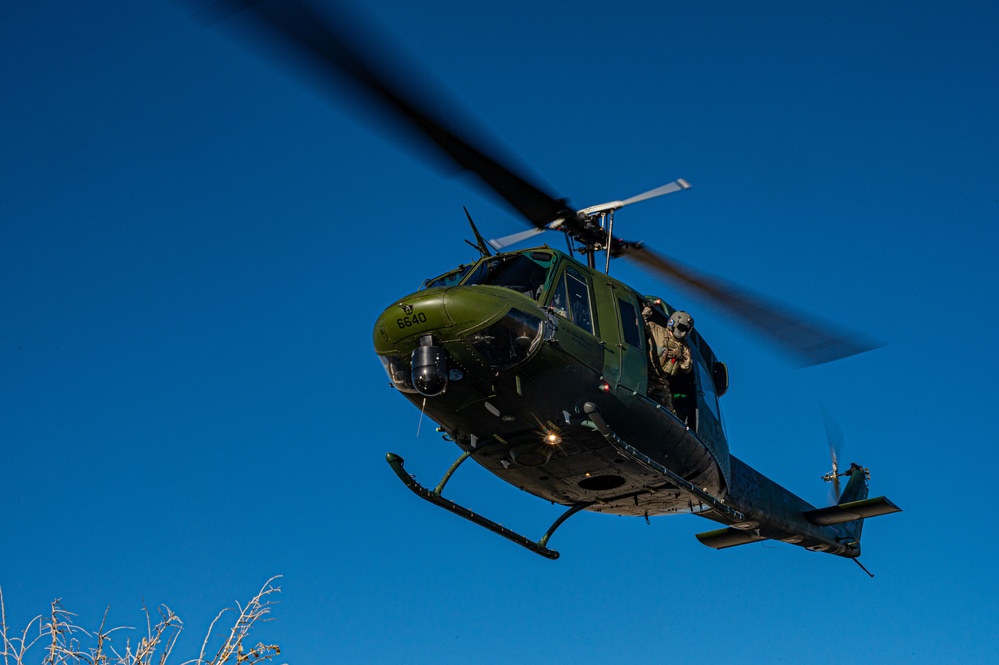 37th Helicopter Squadron practices over Wyoming