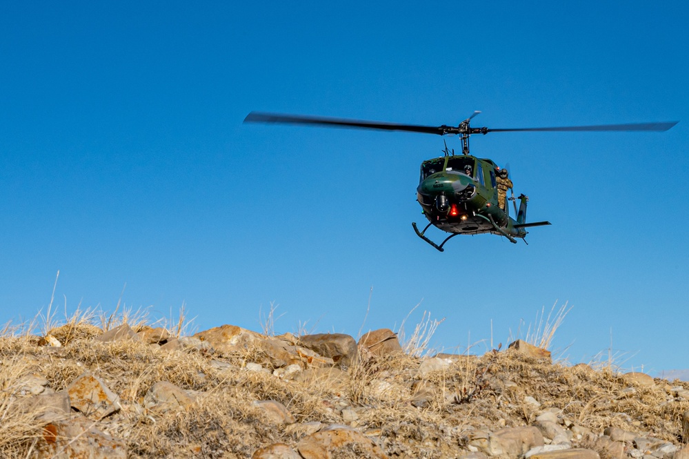 37th Helicopter Squadron practices over Wyoming