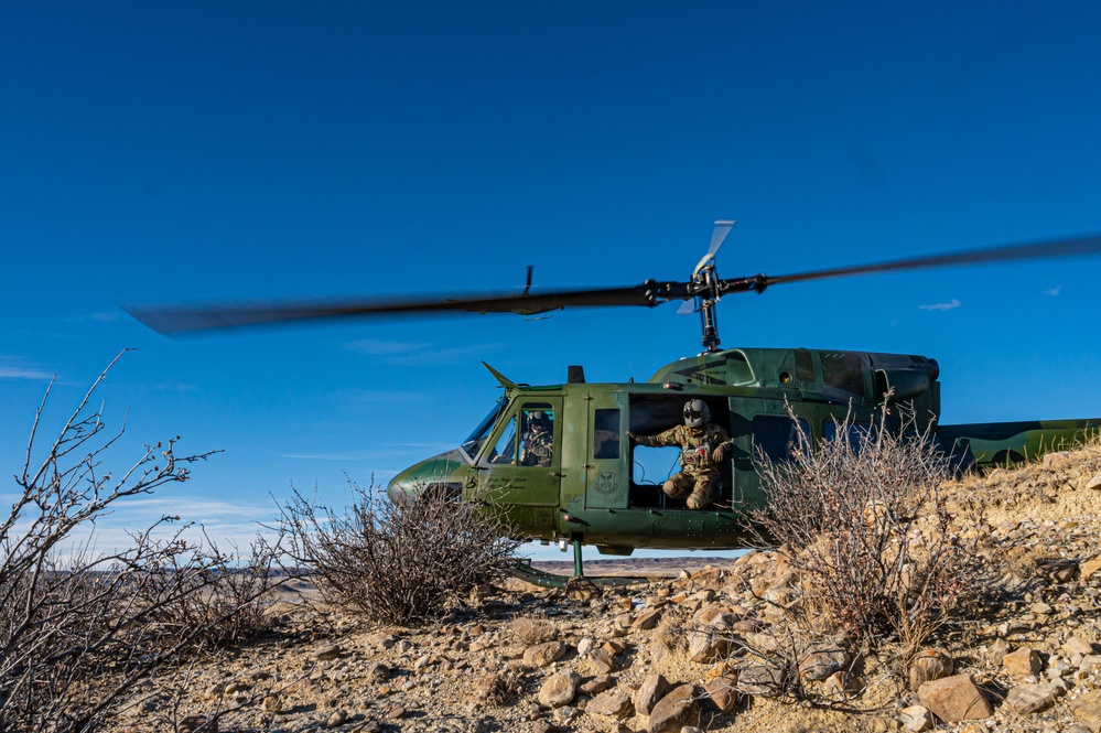 37th Helicopter Squadron practices over Wyoming
