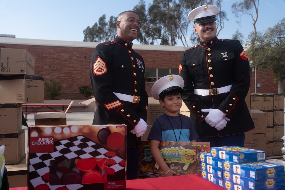 Toys for Tots Hosts Event for LA Wildfire Victims