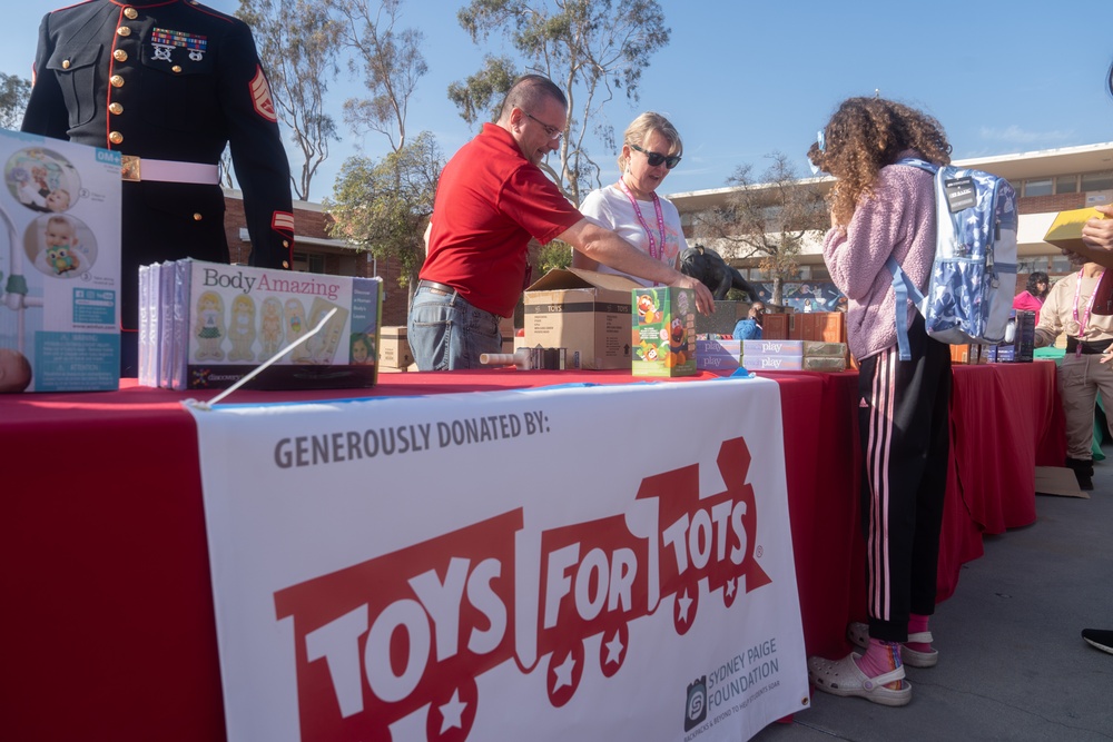 Toys for Tots Hosts Event for LA Wildfire Victims