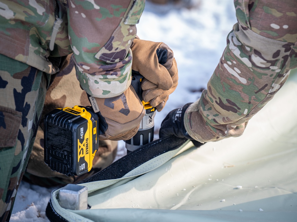 51st FW Airmen assemble Shelter Systems, exercise real world beddown capabilities
