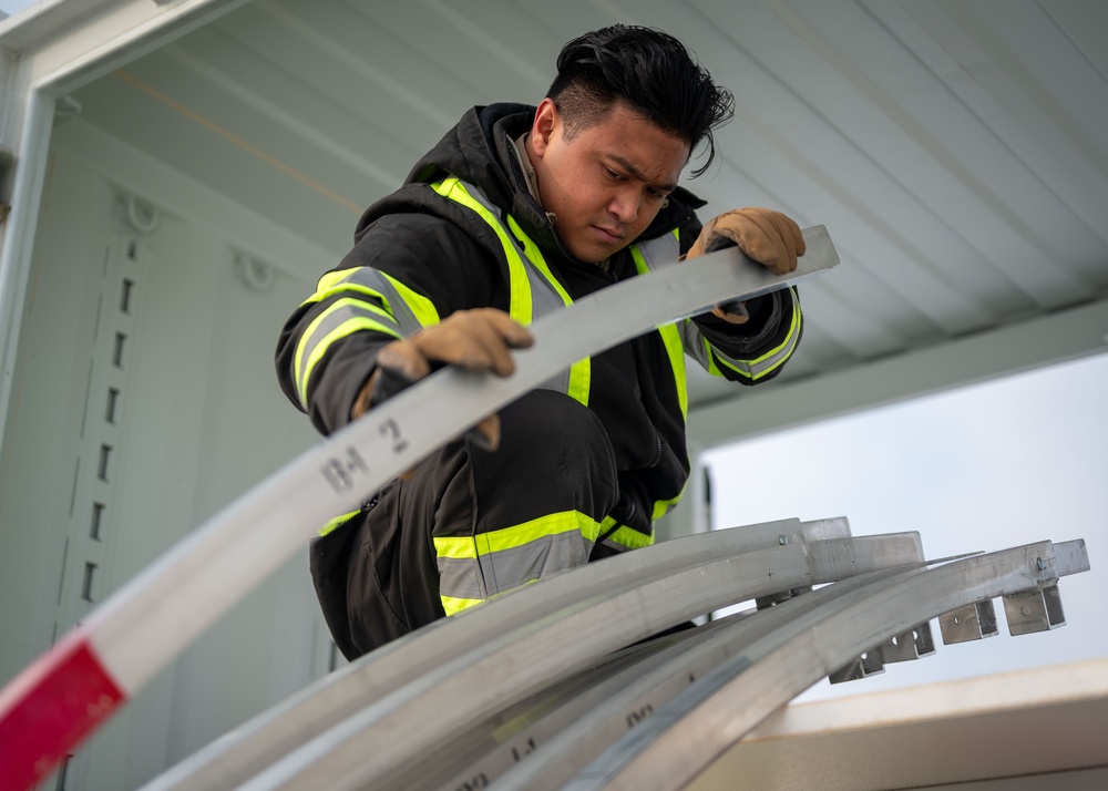 51st FW Airmen assemble Shelter Systems, exercise real world beddown capabilities