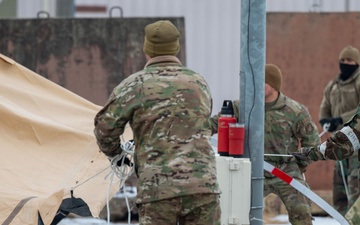 51st FW Airmen assemble Shelter Systems, exercise real world beddown capabilities