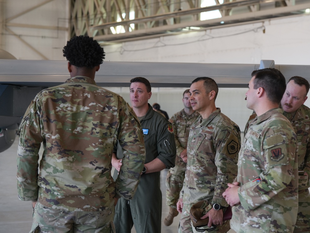 336th Fighter Wing Commander visits Creech AFB