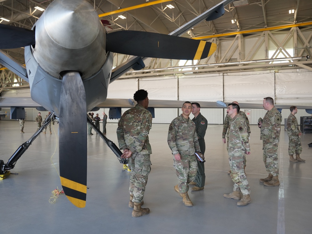 336th Fighter Wing Commander visits Creech AFB