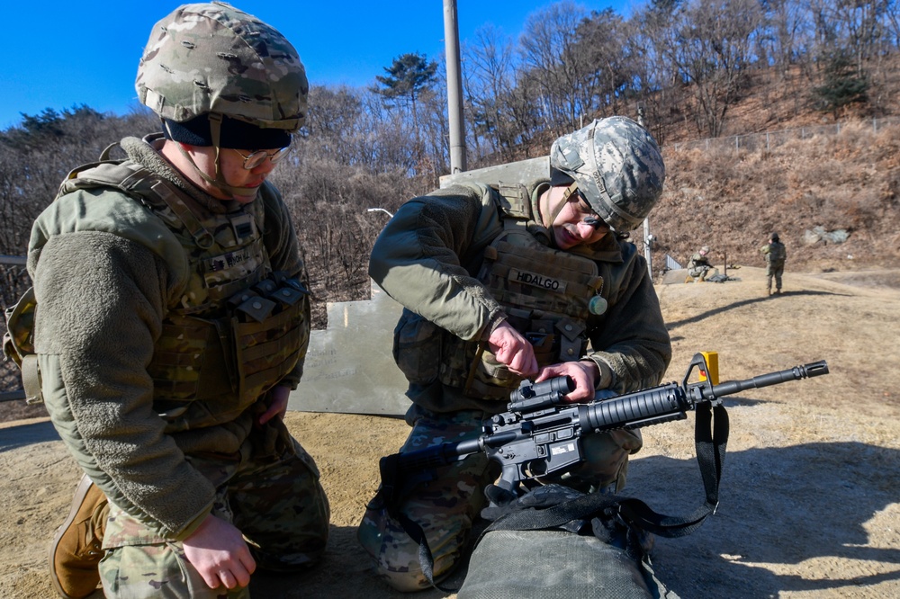 Camp Humphreys, HHC M4 Carbine Qualifications