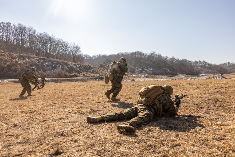 U.S. Marines Execute Live Fire Platoon Attacks During Korea Viper 25.2