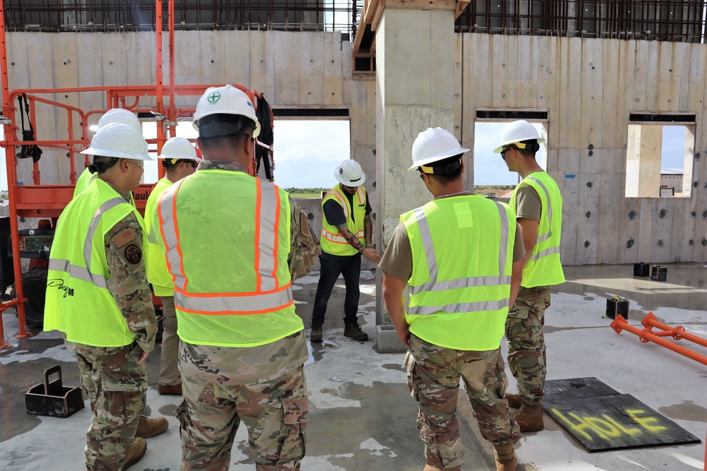 Airmen Learn to Spot Signs of Structural Integrity During a Mentorship Tour of Camp Blaz Hosted by OICC MCM