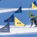 Team U.S. competes in advanced alpine skiing, snowboarding slalom run