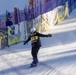 Team U.S. competes in advanced alpine skiing, snowboarding slalom run