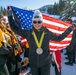 Team U.S. competes in advanced alpine skiing, snowboarding slalom run