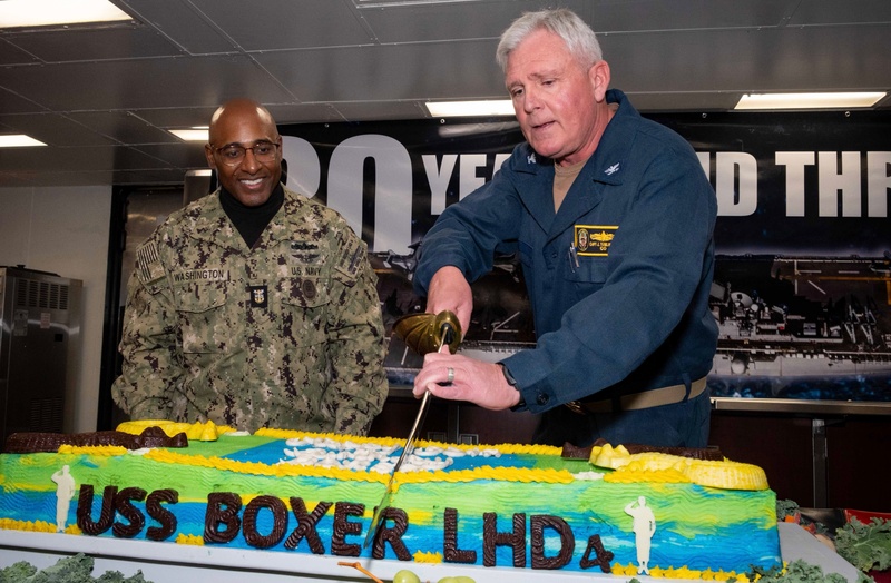 Boxer Celebrates 30 Years of Service